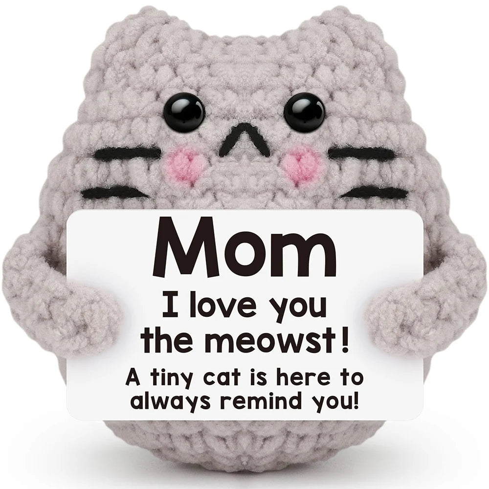 Handmade Crochet Pocket Hug Doll with Custom Message