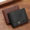Slim RFID-Blocking Leather Bifold Wallet with Cash Clip