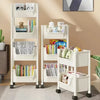 Rolling Storage Cart with Wheels – Multi-Purpose Kitchen, Bathroom & Office Organizer