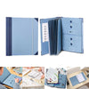 Emergency Preparedness Document Organizer with Accordion Pockets
