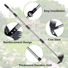 2-in-1 Long Handle Garden Hoe & Weed Rake