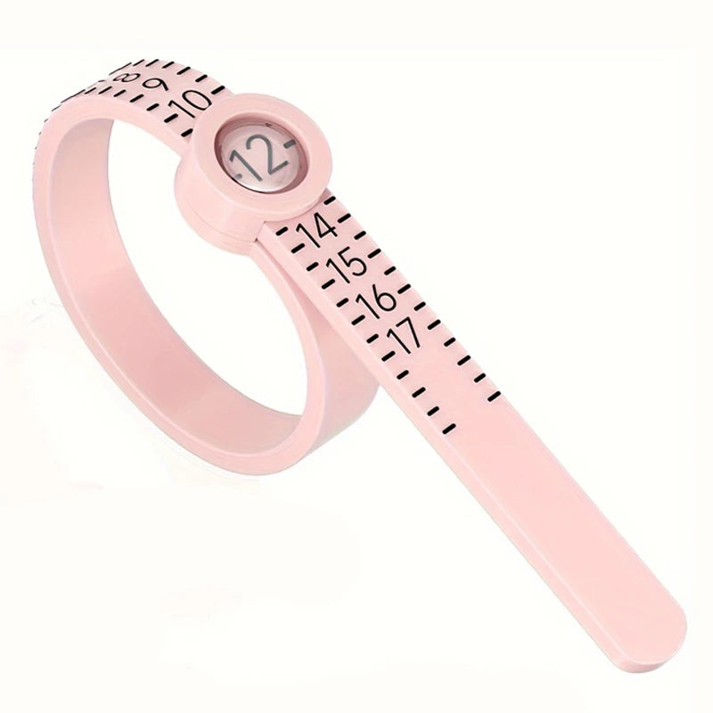 Ring Sizer with Magnifying Glass for Accurate Measurement