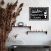 Vintage Metal Bathroom Sign - "This Is A Bathroom, Not An Internet Cafe"