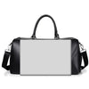 Retro PU Leather Weekender Duffel Bag with Adjustable Shoulder Strap