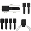 Reusable Self-Adhesive Cable Ties for Desk and Home Organization