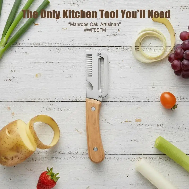 Multi-Functional Vegetable Peeler with Bottle Opener