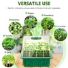 Seed Starter Tray with LED Grow Light and Humidity Dome