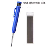 Heavy-Duty Carpenter Pencil Set with Extended Tip and Built-In Sharpener