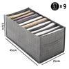 Klappbarer Stoff-Kleiderschrank-Organizer mit Griffen