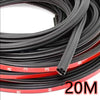 Bandes d'étanchéité pour portes de voiture noires et rouges, pour isolation sonore et prévention des collisions