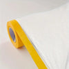 Yellow pre-taped masking film roll with white protective material shown diagonally.