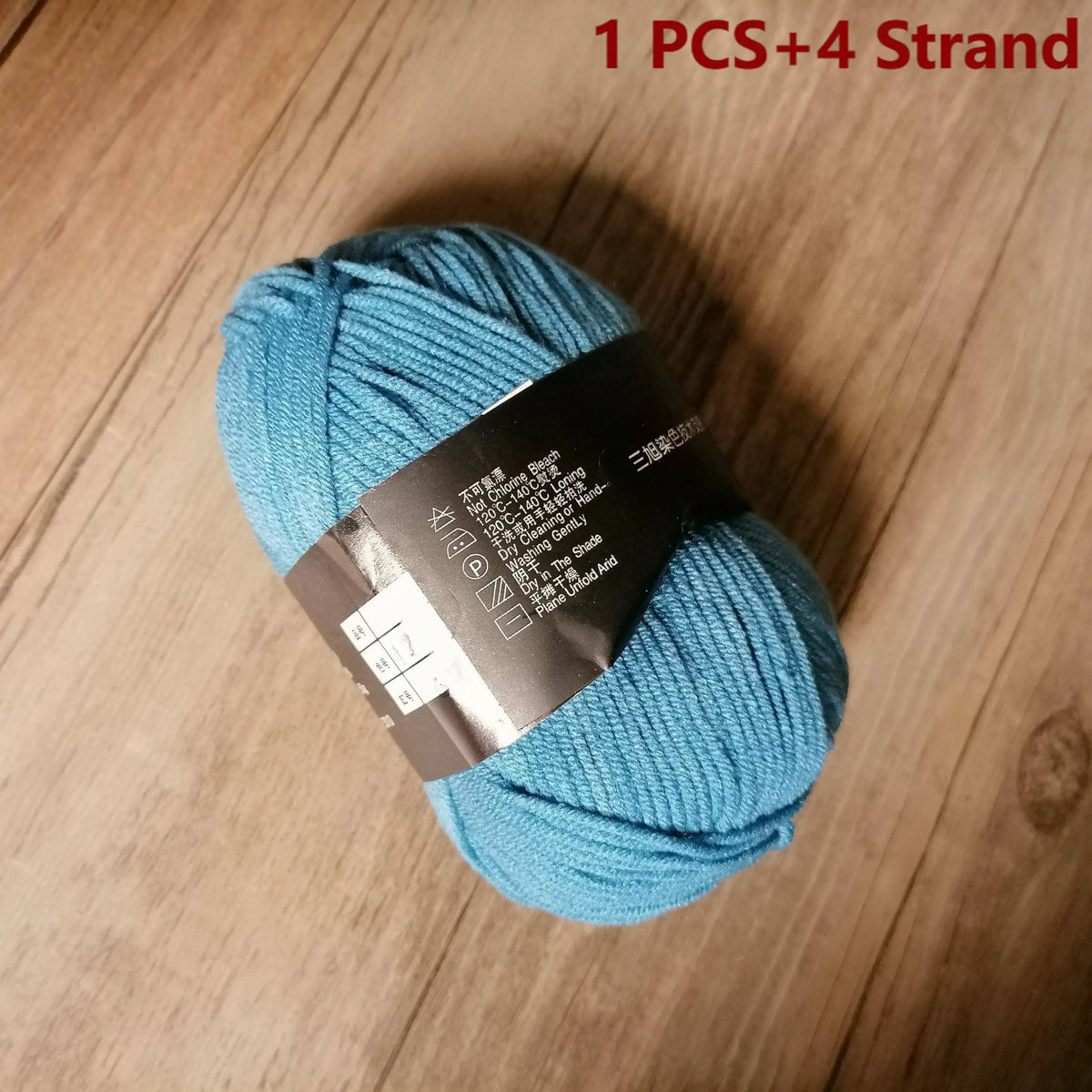 4-Ply Soft Cotton Blend Yarn for Knitting and Crochet
