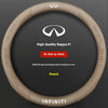 Carbon Fiber Leather Steering Wheel Cover for Infiniti Models