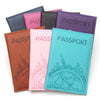 Porte-passeport en cuir élégant