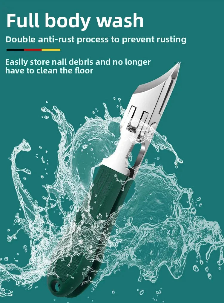 Precision Slant-Edge Stainless Steel Nail Clipper