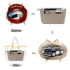 Felt Handbag Organizer with Detachable Key Chain