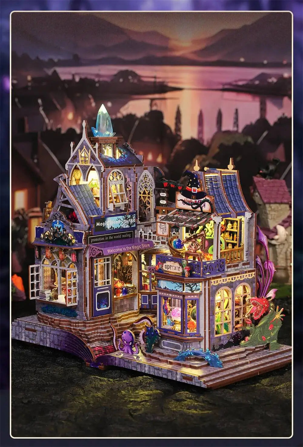 Wooden Miniature House Kit – The Gate of Secret Realm