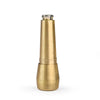 A brass leather sewing awl set with replaceable needles shown against a white background.