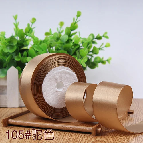 Silk Satin Ribbon Roll for Gift Wrapping, DIY Crafts, and Party Decor