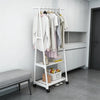 Space-Saving Multi-Use Coat Rack with Storage Shelf