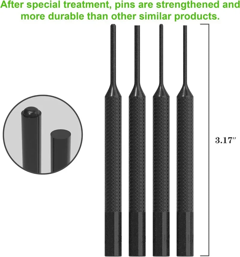 21-Piece Gunsmith Punch and Hammer Set with Bench Block