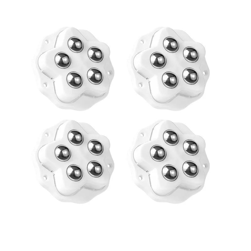 Heavy-Duty Self-Adhesive 360° Swivel Casters (Set of 4)