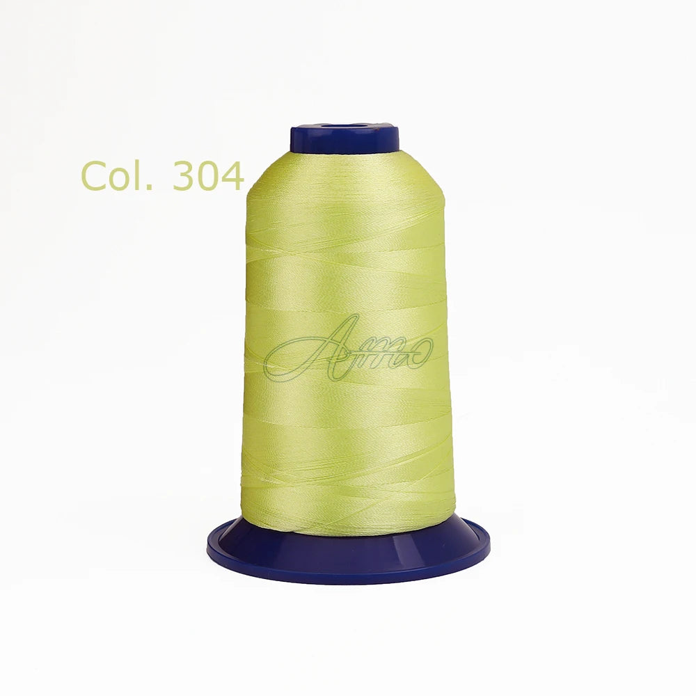 High-Tenacity Polyester Embroidery Thread (120D/2, 40wt) for Home & Industrial Machines