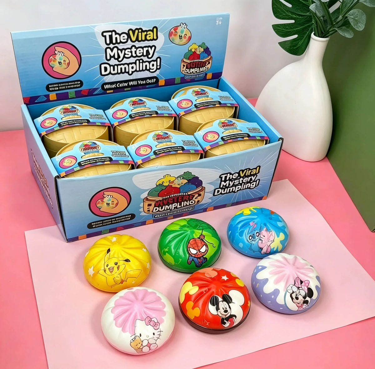 Mystery Dumpling Squishy – Slow-Rise Stress Relief Fidget Toy