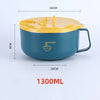 Tazón de Ramen de Acero Inoxidable 304 con Tapa
