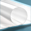 A roll of clear plastic diamond painting storage book with 30 pockets shown in a side view.