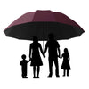 Large Manual Umbrella with Reinforced 12-Bone Frame