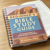 A spiral-bound guide titled Beginner's Bible Study Guide for an introduction to all 66 books of the Bible by Rev. Cameron Tri
