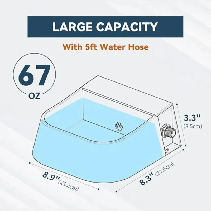 Automatic Pet Water Bowl with Hose