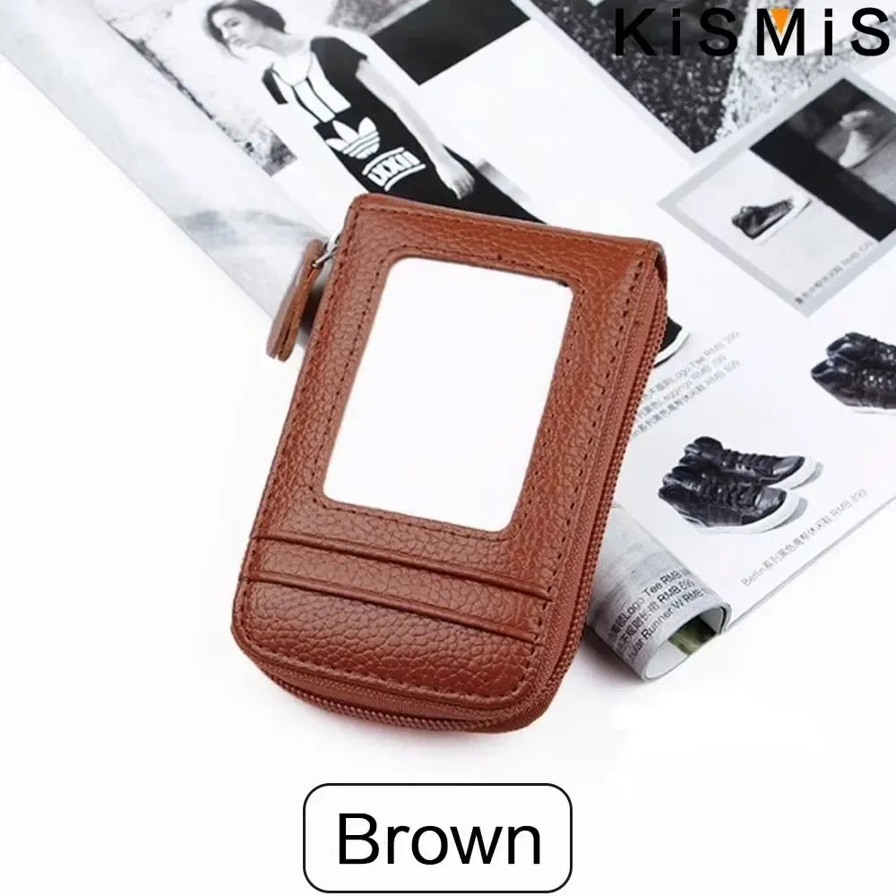 RFID-Blockierendes Leder-Karten-Wallet