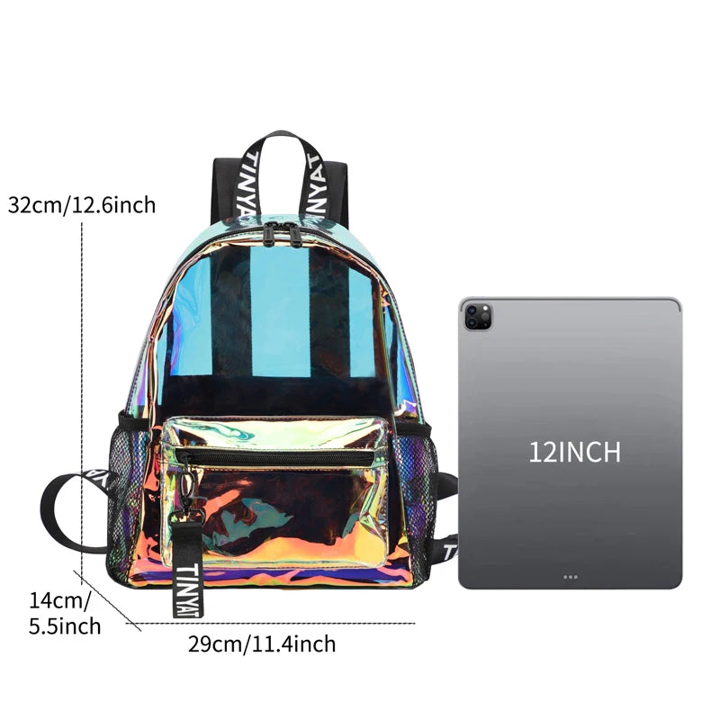 Clear PVC Backpack for Women – Water-Resistant & Festival Ready