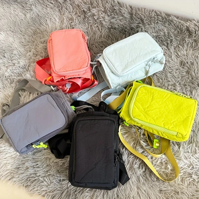 Portable Water Bottle Carrier Bag with Phone Pocket