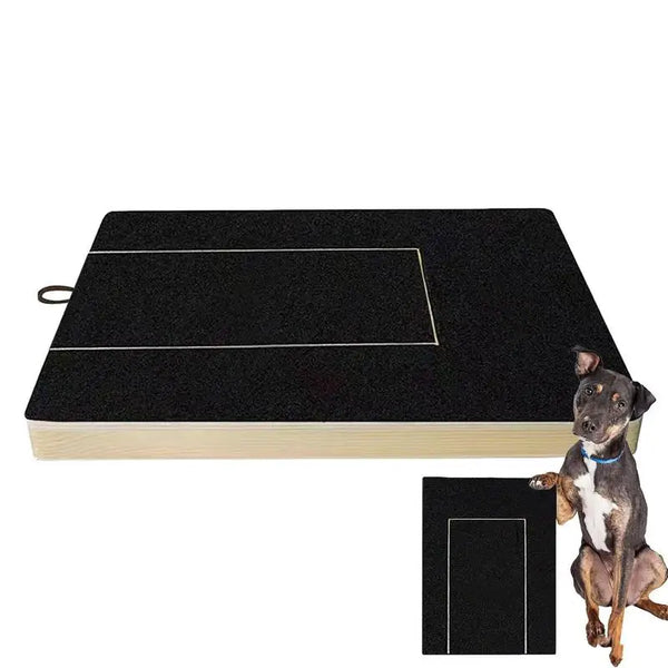 Wooden Dog Nail Scratch Board with Treat Dispenser