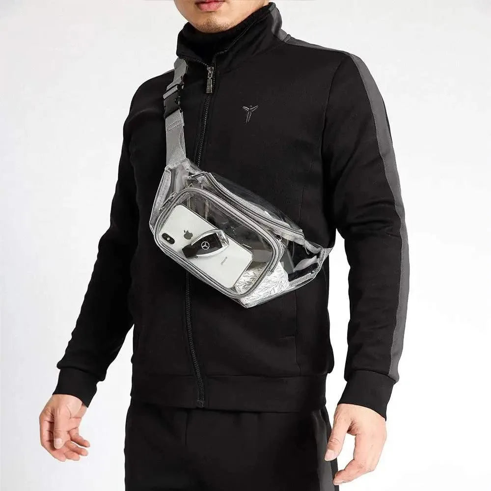 Clear Stadium-Approved Fanny Pack with Adjustable Strap