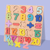 A wooden puzzle board featuring large numbers 1 through 10 and various shapes for toddlers.