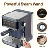 Professional Espresso & Cappuccino Maker with Milk Frother