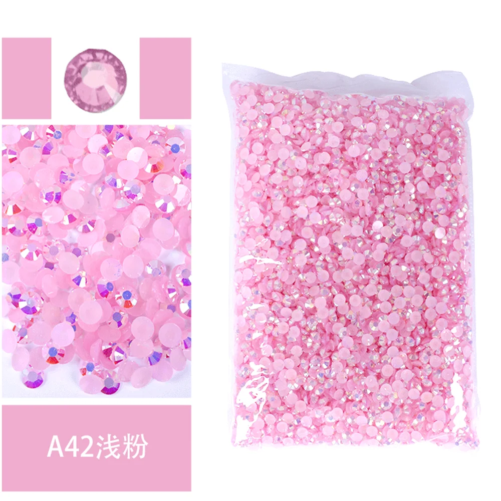 Jelly AB Flatback Resin Rhinestones (2-6mm)