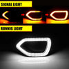 Comparison of signal light and runnig light LED grille lights for a Dodge Charger.