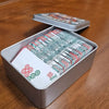 Portable Mahjong Card Set with Dice for Travel and Parties