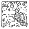 Cat Moments Adult Coloring Book