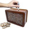 Wooden Money Saving Box with Goal Tracker