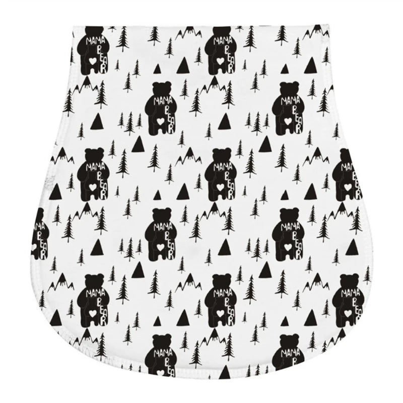 Soft Cotton Burp Cloths for Newborns (2-Pack)