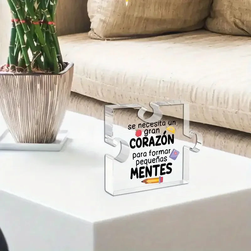 Spanish Teacher Appreciation Plaque