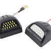 White LED License Plate Lights for Chevrolet Silverado, GMC Sierra, and More