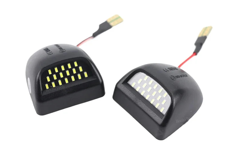 White LED License Plate Lights for Chevrolet Silverado, GMC Sierra, and More