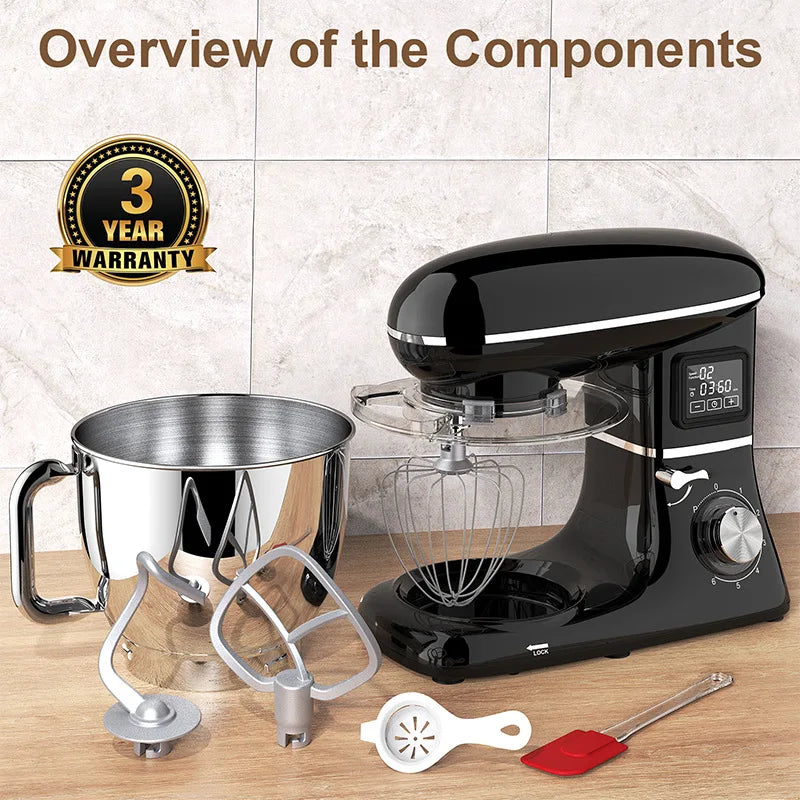 6.5L Commercial Stand Mixer with Smart Display